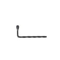 thumbnail image 3 of Hand Forged Wrought Iron Wall Mounted Towel Holder Primitive Decor 17 inch, 3 of 4