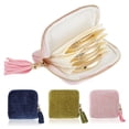 thumbnail image 1 of Estuche de Joyas de Viaje Único Bargains Organizador de Joyas Portátil con 6 Capas Independientes Pequeño Pouch para Almacenamiento de Collares Pulseras Anillos Aretes Idea de Regalo para Mujeres Rosa, 1 of 7