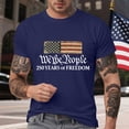 thumbnail image 2 of TOWED22 Men's American 250Th Anniversary Print Casual T-Shirt America 250 Years USA 1776 2026 Shirt(Dark Blue,XL), 2 of 7