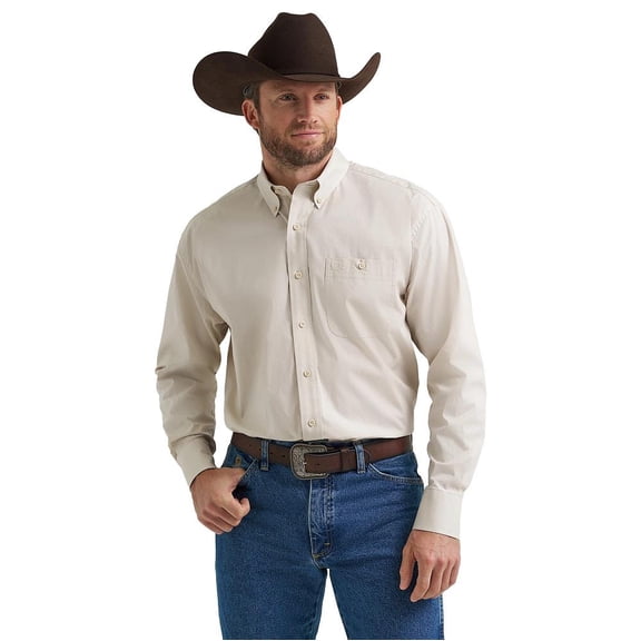 Wrangler George Strait Pale Stone - Mens Shirt  - 112369608