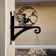 thumbnail image 4 of Luoshdecor Plant Hangers Outdoor Iron Decorative Animal Silhouette Plant Hooks, for Hanging Baskets ,Flower Pot, Lantern Bird Feeder ,Wind Chimes (Home Decor), 4 of 5