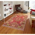 thumbnail image 3 of Pasargad Home Vintage Oushak Collection Red Lamb's Wool Area Rug- 4' 1" X 6' 0", 3 of 4