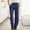 Navy, variant on Azrian Womens Fall Fashion Pants Clearance,Women's Casual Slim High Elastic Waist Color Sports Cotton And Linen Pants Navy Size XXL on Sale