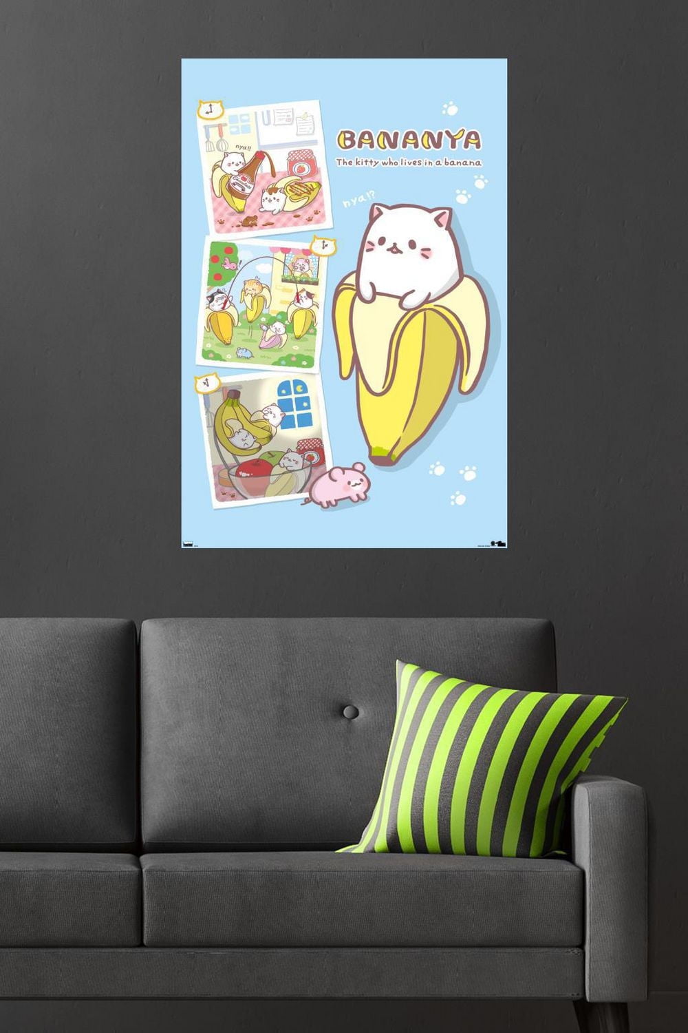 Bananya - Collage Wall Poster, 22.375" x 34"