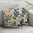 thumbnail image 3 of Shangniulu Watercolor Floral  Pillow Cover for Living Room Bedroom, Couch Sofa Chair Bed Pillow Cover Home Outdoor Pillowcase 24x24in, 3 of 5