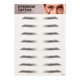thumbnail image 2 of Fiudx Pegatinas, Cejas, Moldes, Cejas, Adhesivo Impermeable, Maquilla Soluciable, Diseño Aplicación Rápida, Mejora La Belleza Diaria, Apto Tipo de Rostro, Incluye 8 Pares, 2 of 7