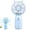Sky Blue, variant on Handheld Fan Handheld Portable Fan Pocket Fan Electric Fan Handheld Gifts For Women Lash Fan Face Fan Personal Fan