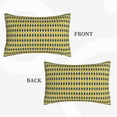 thumbnail image 4 of Bixox Mardi Gras Purple Yellow Plaid Printed Pillow Protector,Super Soft Ideal for Home,Guests,Rentals - 14"x20", 4 of 8