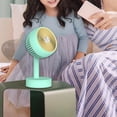 thumbnail image 5 of Matoen Desk Fan for Bedroom, Small Oscillating Desktop Fan, Rechargeable Battery Operated Fan with 3 Speeds, Quiet Portable Personal Fan for Office, Kitchen, Home, 5 of 8