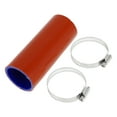 thumbnail image 1 of Ofertas Únicas 1 Juego de Manguera de Silicona para Automóvil de 42mm/1.65" ID 127mm/5" Longitud 0 Grados Rojo Azul con Abrazaderas Manguera de Refrigerante Universal, 1 of 1
