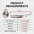 thumbnail image 4 of Beka Maestro 9.5" 5-Ply Stainless Steel Frying Pan Skillet, 4 of 5