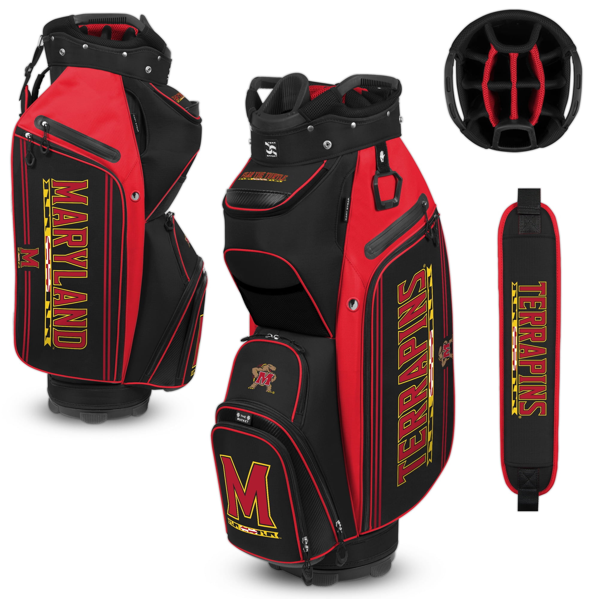 WinCraft Maryland Terrapins Bucket III Cooler Cart Golf Bag