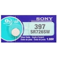 thumbnail image 1 of Sony 397 (SR726SW) 1.55V Silver Oxide 0%Hg Mercury Free Watch Battery (8 Batteries), 1 of 1
