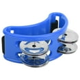 thumbnail image 4 of Pandereta elíptica de percusión Bling Bling Jingle Foot Bell azul, 4 of 12