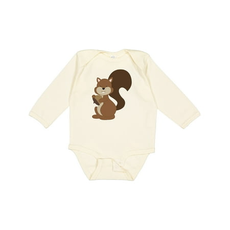 

Inktastic Squirrel Gift Baby Boy or Baby Girl Long Sleeve Bodysuit