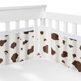thumbnail image 6 of Sweet Jojo Designs 6 Piece Crib Bedding + BreathableBaby Breathable Mesh Liner Wild West Cow Print Boy Girl Gender Neutral Unisex, 6 of 6