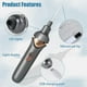 thumbnail image 2 of Kit de eliminación de cerumen con luz LED, herramienta de limpieza indolora con vibración recargable, removedor de cerumen en espiral cómodo para niños y adultos (negro) TUNC Sencillez, 2 of 4