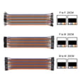 thumbnail image 2 of Cable Dupont de 10/20/30 CM Cable arcoíris DuPont multicolor de 40 pines (30 cm), 2 of 3
