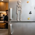 thumbnail image 4 of Poseable Skeleton Fridge Magnet, 3D Printed Articulated Skeleton, Mini Skull Fridge Magnets with Movable Joints, Interesting Human Skull Magnetic Decorations, for Refrigerator Locker, 4 of 9