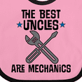 thumbnail image 4 of Inktastic Best Uncles Are Mechanics Boys or Girls Baby Bib, 4 of 4