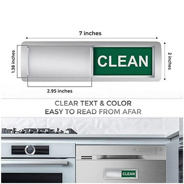 Dishwasher Magnet Clean Dirty Sign, Dishwasher Clean Dirty Flip Sign ...