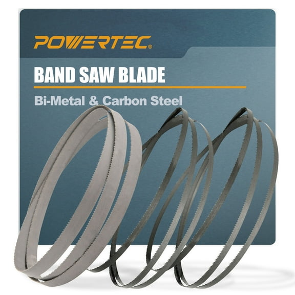 POWERTEC 13702 59-1/4" Band Saw Blade Assortment, 3 PK