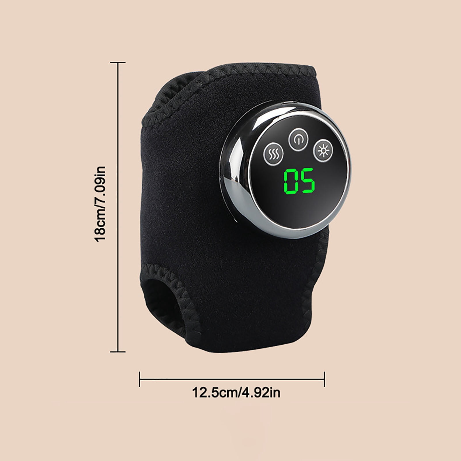 Heated Foot Massager with Kneading Vibration Technology Wireless Portable Foot Warmer for Home and Travel Relaxation