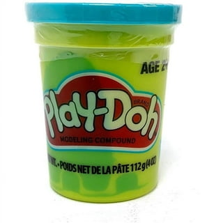 Play-Doh 4 Pack of Bright Colors Blue orange, Teal & Lime, 16 oz 