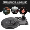 thumbnail image 3 of OULII Retro Phonograph Record Player Advanced Turntable Movement Technology Clear Sound 1Set, 3 of 8