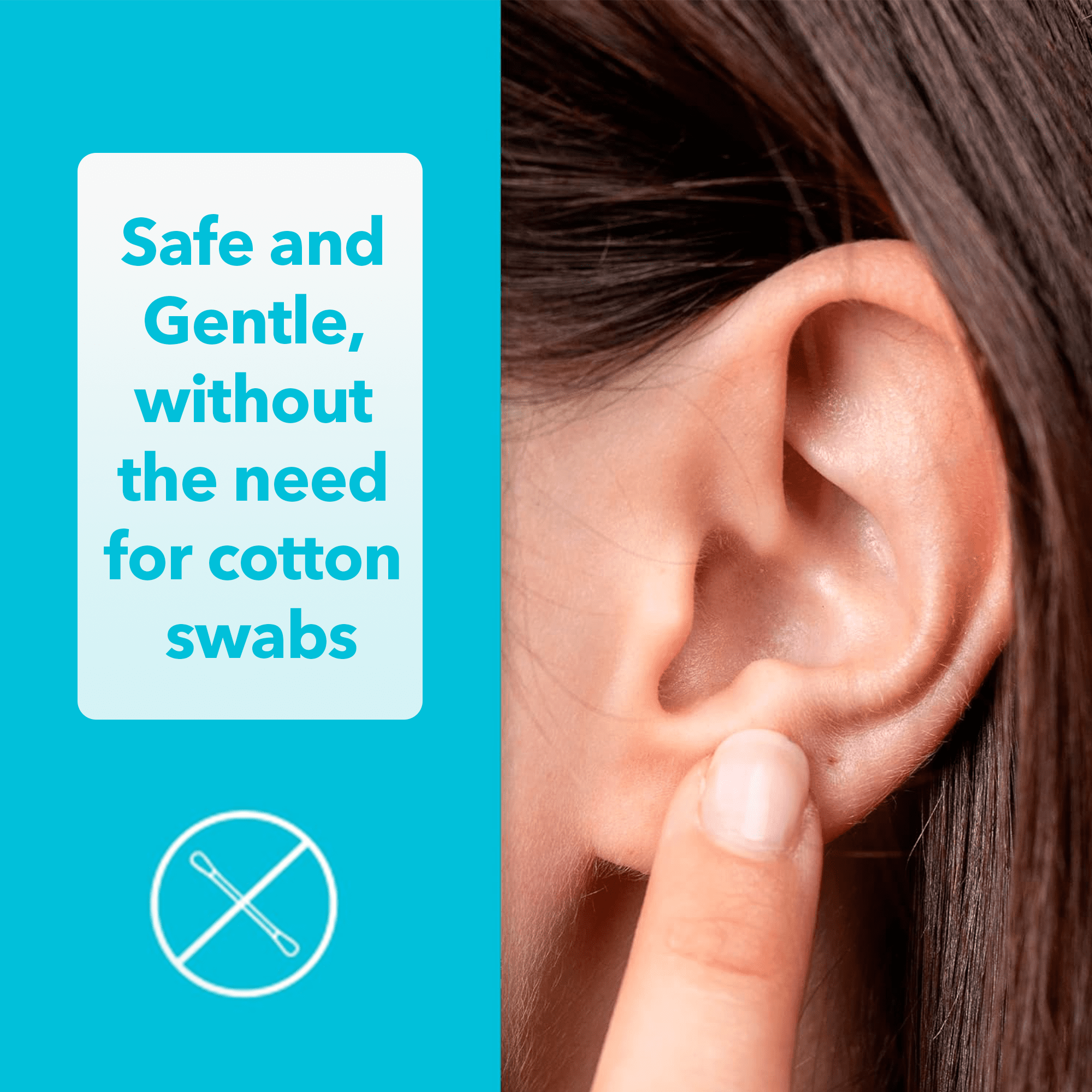 De La Cruz Sweet Oil Ear Drops, Suitable for Adults and Kids, Softening Hard Ear Wax, 1 fl Oz