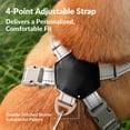 thumbnail image 5 of Exclusivo Mezcla Comfort Control Dog Harness with Leash and Poop Bags, No Pull X-Frame Adjustable Pet Harness for Small and Medium Dogs, Black, S, 5 of 7