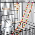 thumbnail image 3 of COCOKUN 39-inch Roof Top Large Flight Parrot Bird Cage for Small Quaker Parrot Cockatiel Sun Parakeet Green Cheek Conure Budgie Finch Lovebird Canary Pet Bird Cage w/Toys,Black, 3 of 7