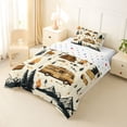 thumbnail image 2 of Catabedysis Camper Deer Print Twin Comforter Sets,Brown Cartoon Rv Bedding Set For Boys,Multicolor,Polkadot Reversible,2-Piece,1 Comforter and 1 Pillowcase, 2 of 7