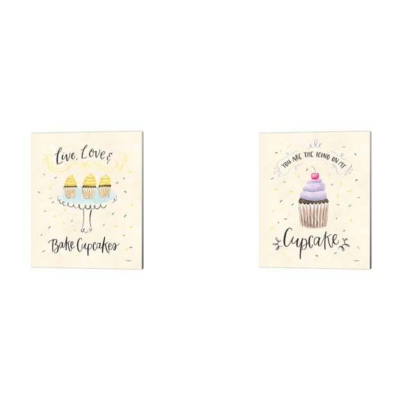 Great Art Now Sweet Life Light B by Jenaya Jackson 2 Piece Canvas Art Set Each 12"W x 15"H