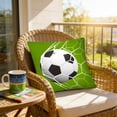 thumbnail image 2 of YiJuHui Soccer Sports Throw Pillow Cover Decorative Cushion Polyester Soft Washable for Sofa Bedroom Game Room Man Cave Fan Gift, 2 of 6
