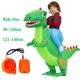 thumbnail image 2 of Kids Party Cosplay Costumes Inflatable Dinosaur T-rex Suit Halloween Costume for Boys Girls Purim Mascot Gifts heqiyong LED, 2 of 2