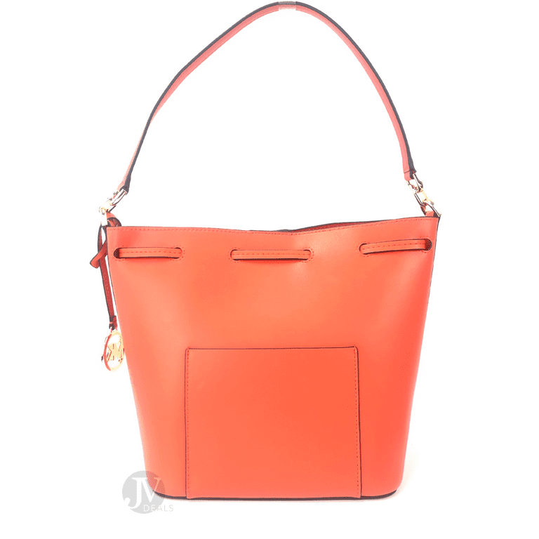 バッグ K Michael Kors Eden Leather Medium Bucket Shoulder Bag Purse