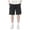 Black, variant on Shorts for Men Men's Elastic-Waist Casual Stretch Short Shorts (Navy,L)