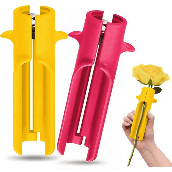 2 Pcs Rose Thorn Stripper Tool - Rose Stripper & Cleaner Cutter for Leaf Removal - Quickly Remove Thorns and Branches of Roses