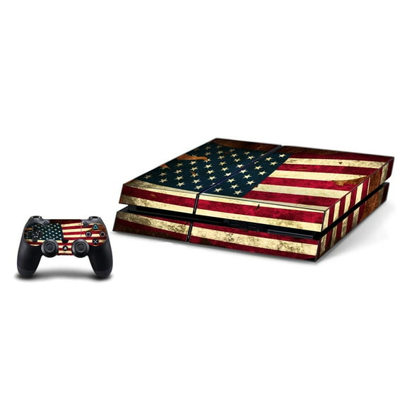 VWAQ American Flag Skin For Playstation 4 Console And Controller Decals To Fit PS4 - PGC12 [video game]