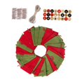 thumbnail image 1 of Bolsas para calendario de Adviento, bolsas para dulces navideños, sacos de dulces para decoración de fiestas navideñas Rojo y Verde Pequeño, 1 of 9