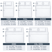Modern Threads Printed 4 Piece Sheet Set, Kashmir Rose, Full