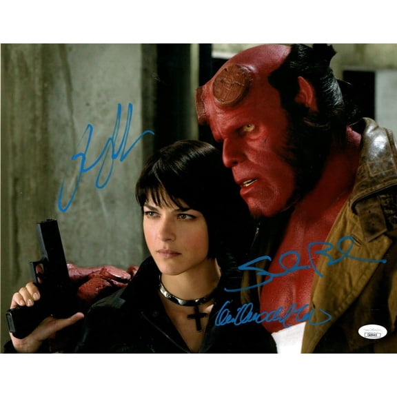 Hellboy Multi Signed Autographed 11X14 Photo Blair Perlman Del Toro JSA CA09465