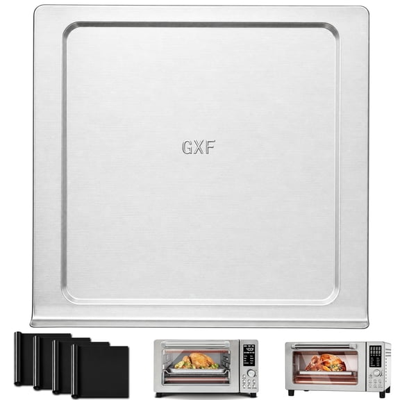 GCQ Air Fryer Drip Tray Replacement for Nuwave Bravo Air Fryer Toaster Smart Oven 10 in 1 21 Qt, 12.8''×11'' Air Fryer Crumb tray Accessories Parts