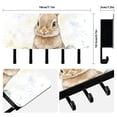 thumbnail image 2 of Bunny Easter Eggs Rabbit Key Holder for Wall Mail Holder Organizer with 5 Key Hooks Wall Mount Key Rack with Shelf, 2 of 6