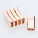 thumbnail image 4 of 5 cierres magnéticos para joyería con forma de arco para hacer pulseras DIY. Oro rosa, 4 of 9