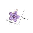 thumbnail image 2 of unbranded 20Ud Colgantes De Flor De Cerezo Púrpura Esmalte Para Joyería DIY Accesorios Versátiles Y Duraderos, 2 of 8