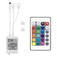 thumbnail image 5 of Cateissary Controlador LED Luz interior exterior 4 modos 24 teclas Control remoto 2A Carga Atenuador inalámbrico Oficina Dormitorio Accesorios de Electrónica miscelánea, 5 of 6