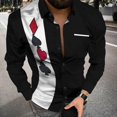 thumbnail image 1 of Camisa para hombre, estilo hawaiano, luminosa, con estampado HD, informal, a la moda, deportiva, multiestilo, novedad de 2024, talla grande para hombre, 1 of 6