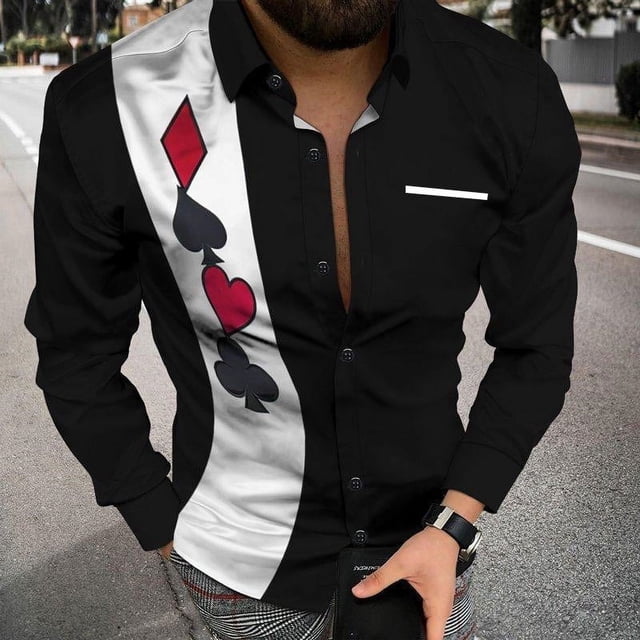 Camisa para hombre, estilo hawaiano, luminosa, con estampado HD, informal, a la moda, deportiva, multiestilo, novedad de 2024, talla grande para hombre